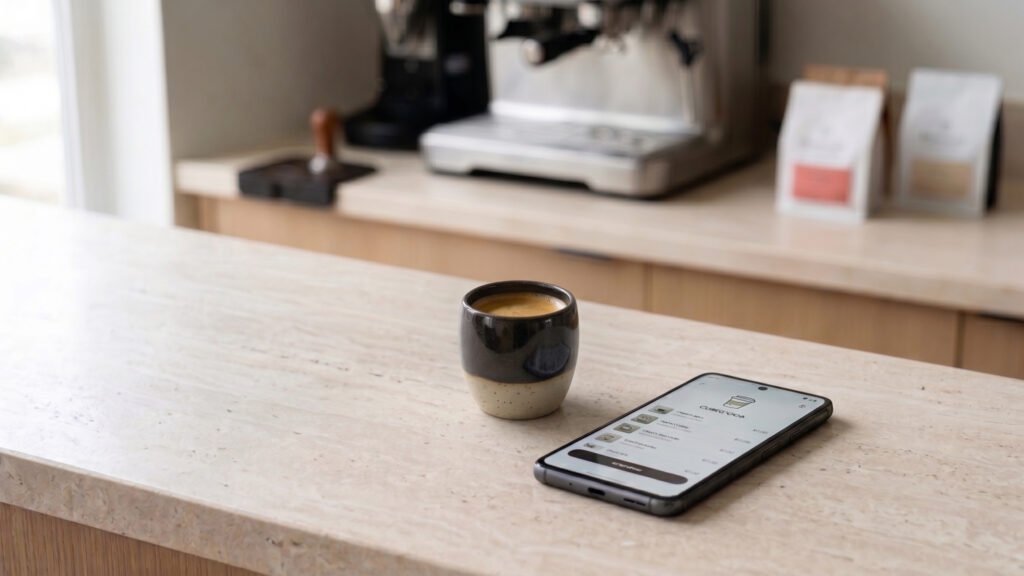 espresso stoneware ceramic cup